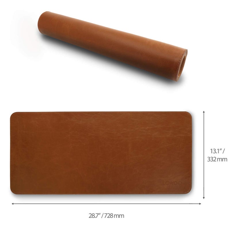 Londo Leather Extended Mouse Pad â€“ Large Desk Mat for Office & Gaming, Smooth Writing Surface, Non-Slip Base, Durable & Stylish Workspace Accessory - Image 2
